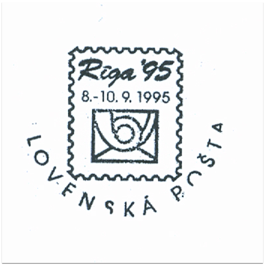 "Riga 95 Slovenská pošta"