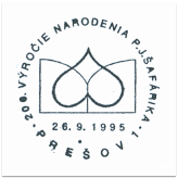 "200. Výročie narodenia P. J. Šafárika"