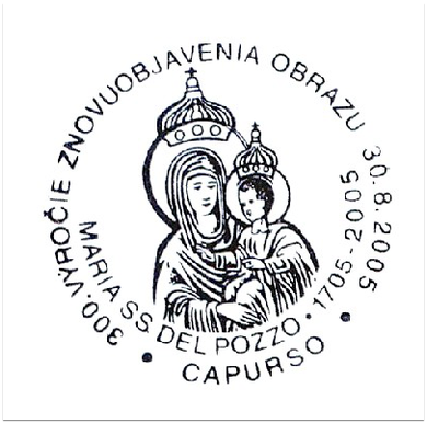 300.výročie znovuobjavenia obrazu "Maria SS.Del Pozzo"