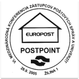 VI. Medzinárodná konferencia zástupcov poštových soráv a univerzít POSTPOINT