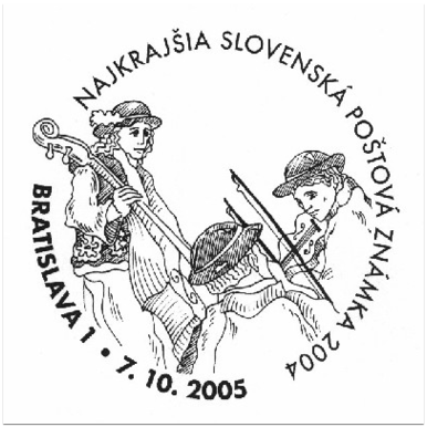 Najkrajšia slovenská poštová známka 2004