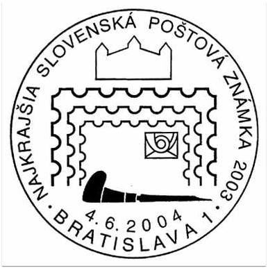 Najkrajšia slovenská poštová známka 2003