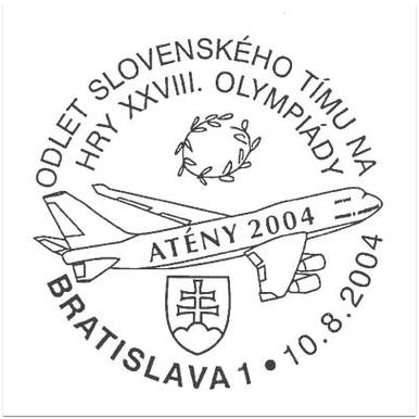 Odlet slovenského tímu na hry XXVIII. Olympiády, Atény 2004