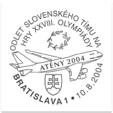 Odlet slovenského tímu na hry XXVIII. Olympiády, Atény 2004