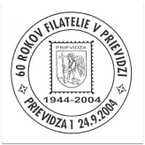 60 rokov Filatelie v Prievidzi 1944 - 2004