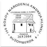 140 rokov narodenia A. Hlinku, Otvorenie domu A. Hlinku, Černová