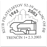 Klub filatelistov 52-19 pri KaMC OS SR 1963-2003