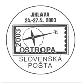 Ostropa 2003, Slovenská pošta - kašet