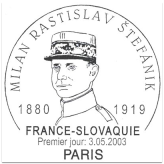 Milan Rastislav Štefánik, France-Slovaquie