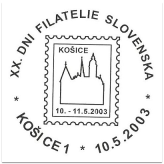 XX. dni filatelie Slovenska