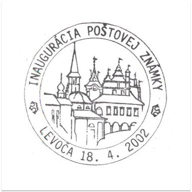Inaugurácia poštovej známky - Levoča