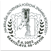 Najkrajšia slovenská poštová známka roku 2001