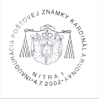 Inaugurácia poštovej známky kardinál A. Rudnay