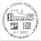 Medzinárodná výstava poštových známok SLOVENSKO 2002