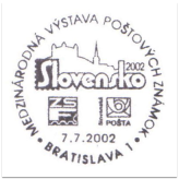 Medzinárodná výstava poštových známok SLOVENSKO 2002