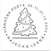 Vianočná pošta - kašet