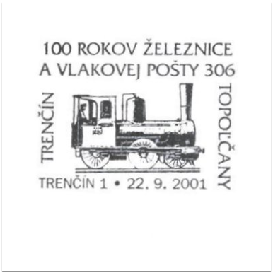 100 rokov železnice a vlakovej pošty 306