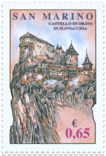 Joint Issue with San Marino - Orava Castle