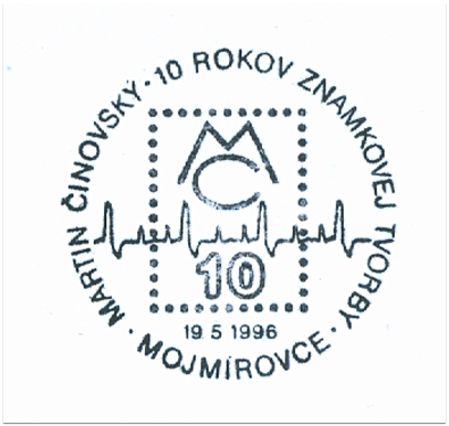 "Martin Činovský - 10 rokov známkovej tvorby"