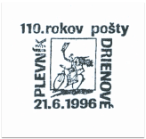 "110 rokov pošty"