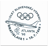 "Odlet slovenskej výpravy Atlanta 96"