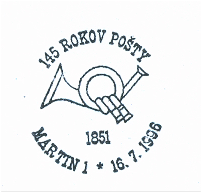 "145 rokov pošty - 1851"