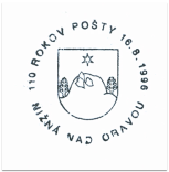 "110. výročie pošty"