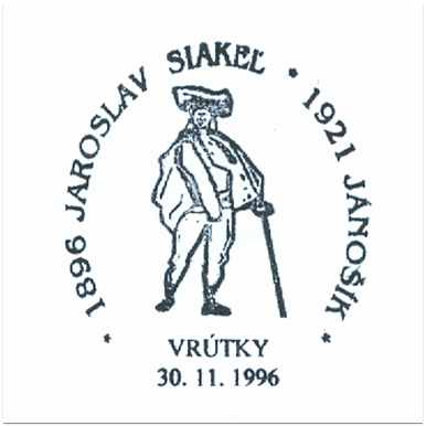 "1896 - Jaroslav Siakel - 1921- Jánošík"