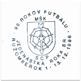 "90 rokov futbalu MŠK - SCP Jedenástka roka SR"