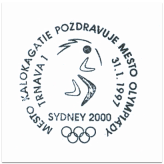 "Mesto kalokagatie pozdravuje mesto olympiády Sydney 2000"