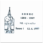"745. výročie Senec 1252-1997"