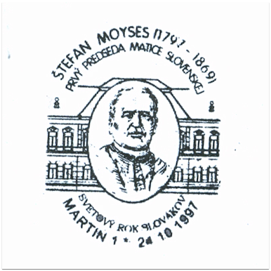 "Štefan Moyses (1797-1869) prvý predseda Matice Slovenskej"