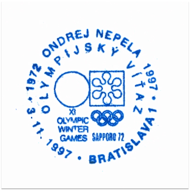 "1972 Ondrej Nepela 1997 Olympijský víťaz Saporo 1972"