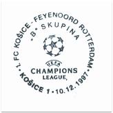 "1.FC Košice-Feynord Roterdam FC liga majstrov "B"skupina"