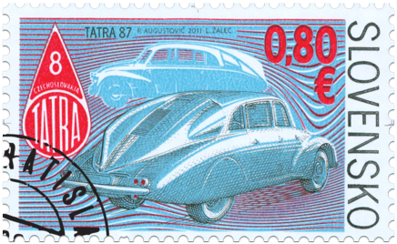 Technické pamiatky: Historické vozidlá – aerodynamická Tatra 87