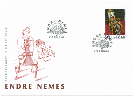 Endre Némes - Sweden FDC