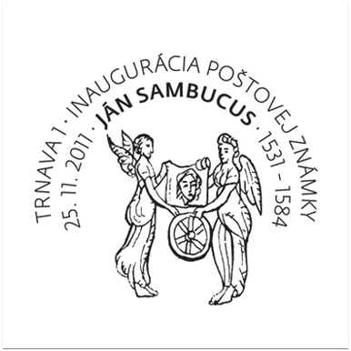 Inaugurácia poštovej známky Ján Sambucus (1531 - 1584)