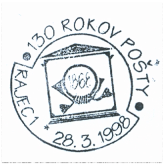 "130 rokov pošty Rajec"