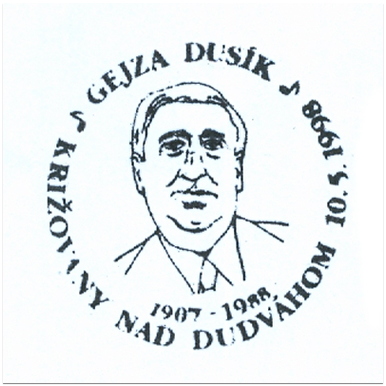 "Gejza Dusík 1907-1988"