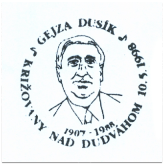 "Gejza Dusík 1907-1988"