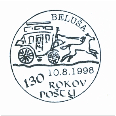 "130. Výročie pošty Beluša"