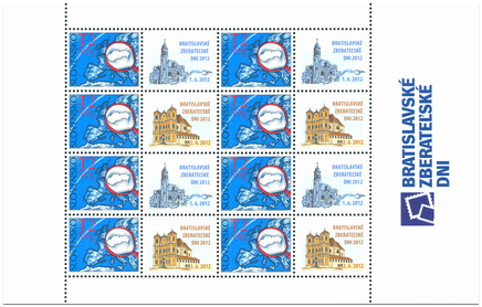 Print Sheet of Stamp with personalized coupon - Bratislava Collectors Days 2012