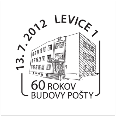 60 rokov budovy pošty Levice 1