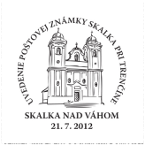 Uvedenie poštovej známky Skalka pri Trenčíne