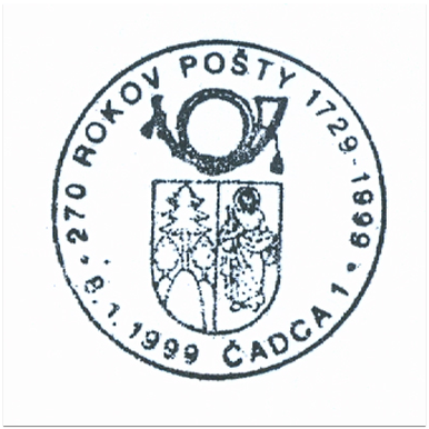 "270 rokov pošty 1729-1999"