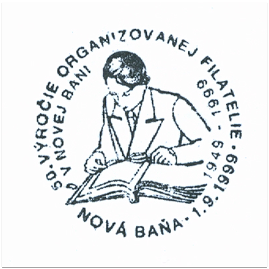 "50. Výročie organizovanej filatelie v Novej Bani 1949-1999"