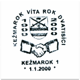 "Kežmarok víta rok dvatisíci 1999 2000"