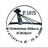 "25 rokov Gymnázium Bilíkova F.1975"