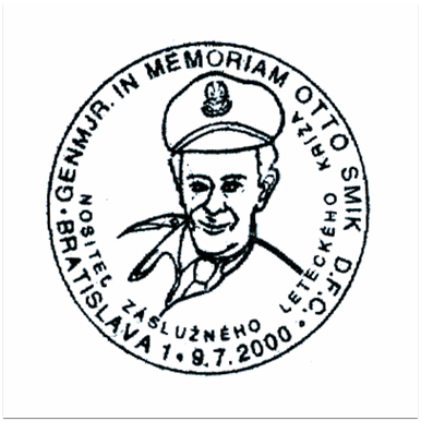 "GENMJR. in memoriam OTTO Smik - nositeľ záslužného leteckého kríža in memoriam"
