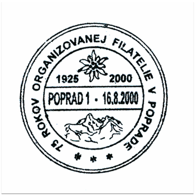 "75 rokov organizovanej filatelie v Poprade 1925-2000"